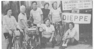Arrivée à Dieppe de nos ainées en 1980